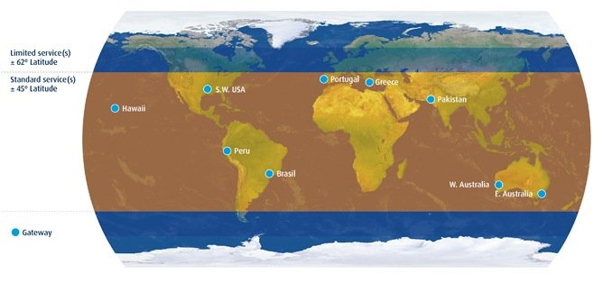 Área De Cobertura O3b Networks